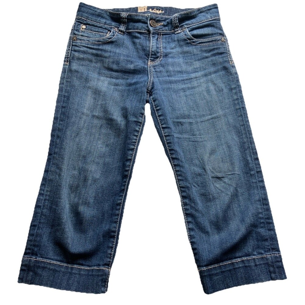 Kut from the Kloth Cropped Wide Leg Demin Jeans - Size 6 (30 x 19) - Picture 2 of 8